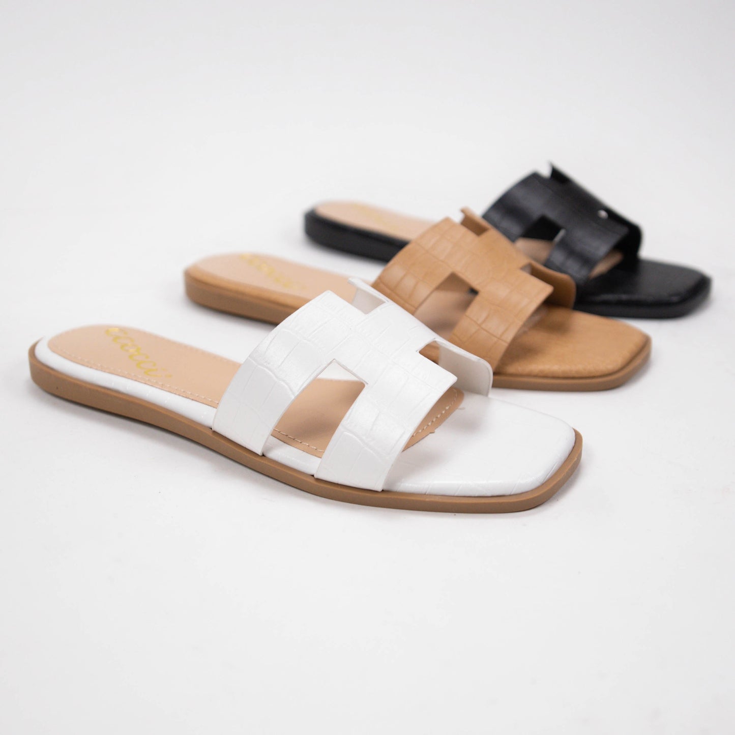 Inez Sandal x White