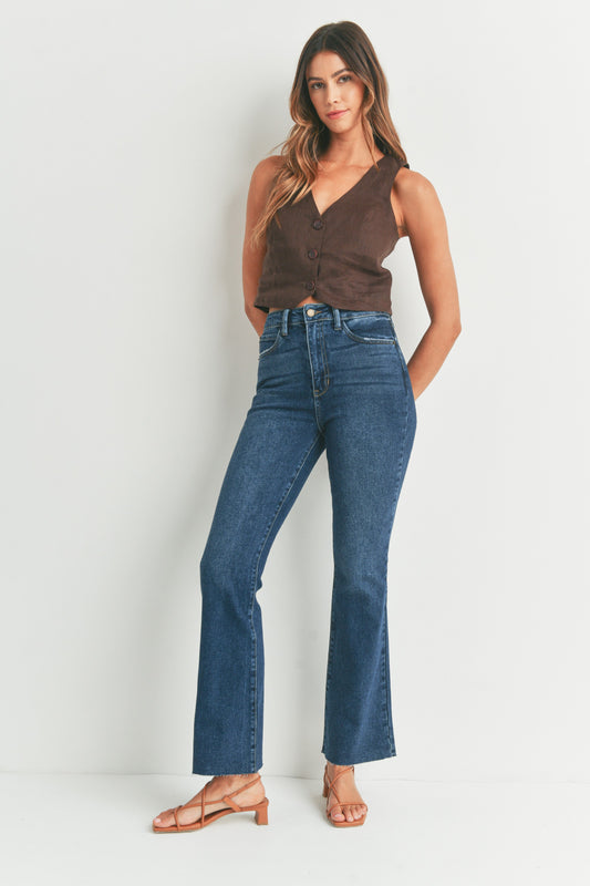 Dark Wash Vintage Flares