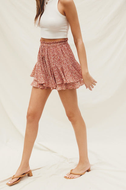 Ditsy Floral Skort