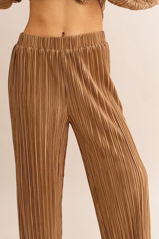 Pleated Bottoms in Cinnamon