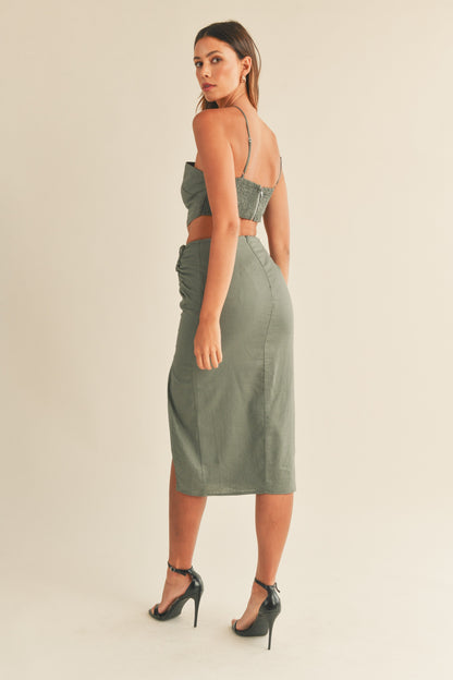 Olivia Dress in Olive