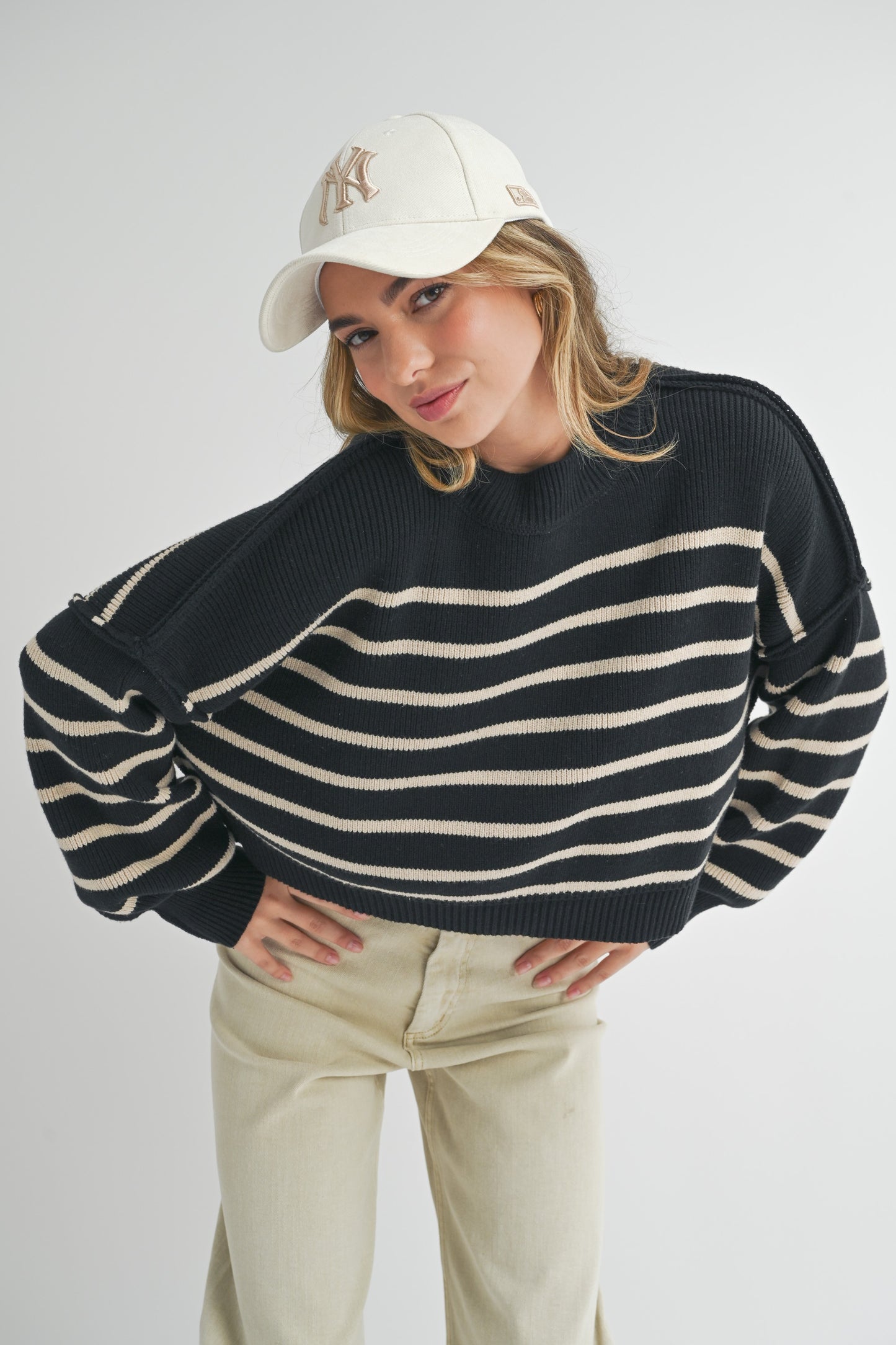 Black Stripe Sweater