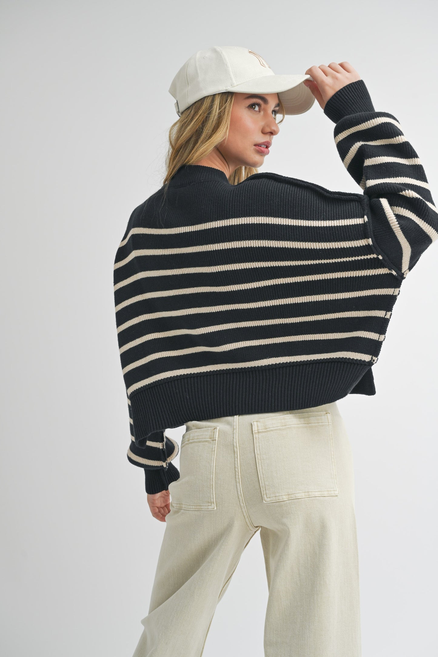 Black Stripe Sweater