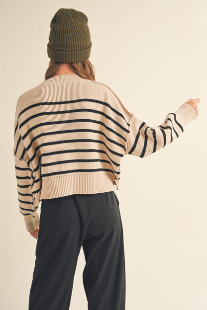 Tan Stripe Sweater