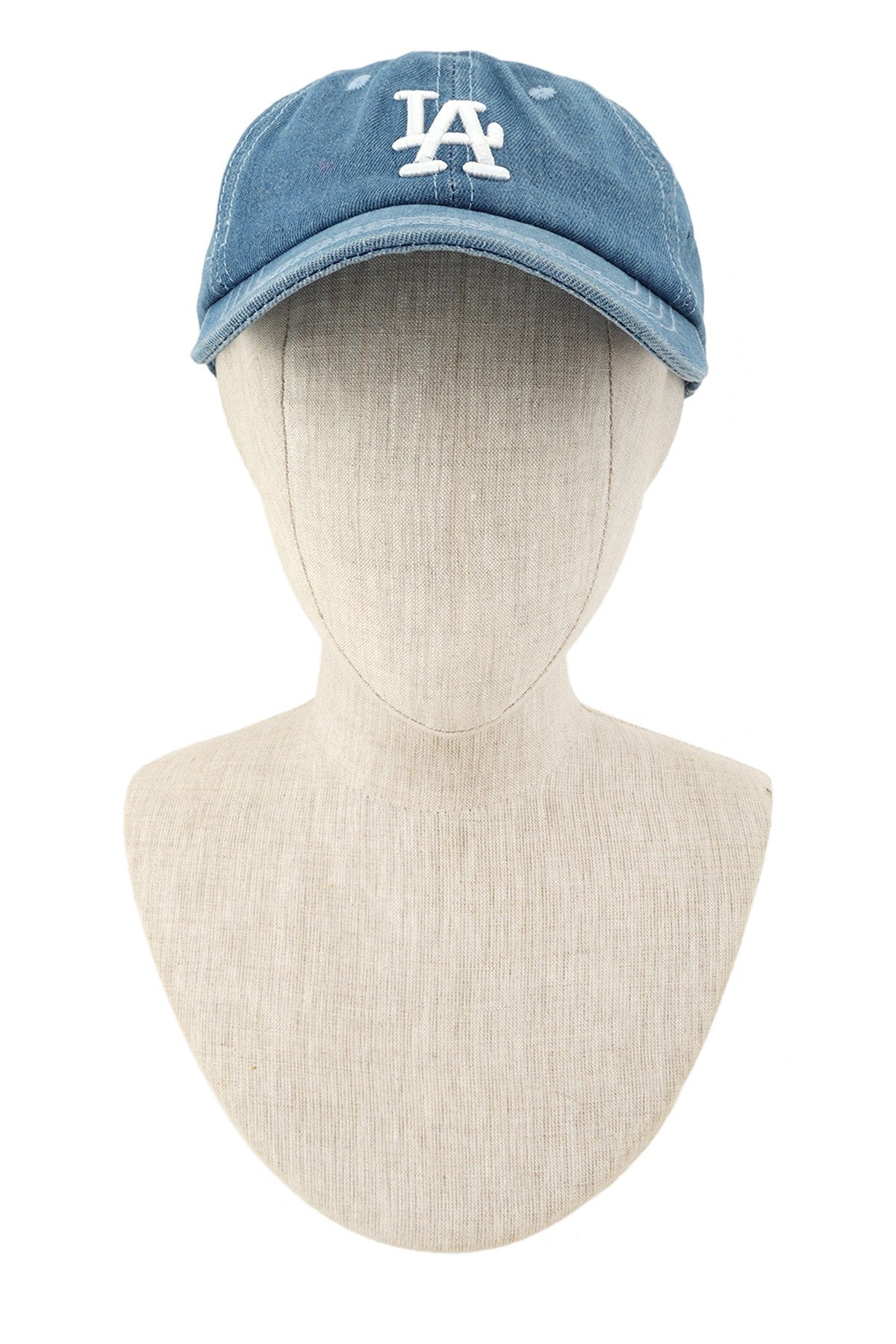 LA Baseball Cap - Light Denim