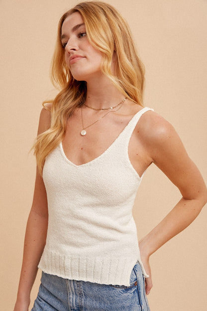 Terry Knit Tank Top