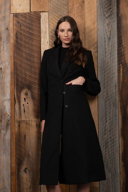 Black Longline Coat