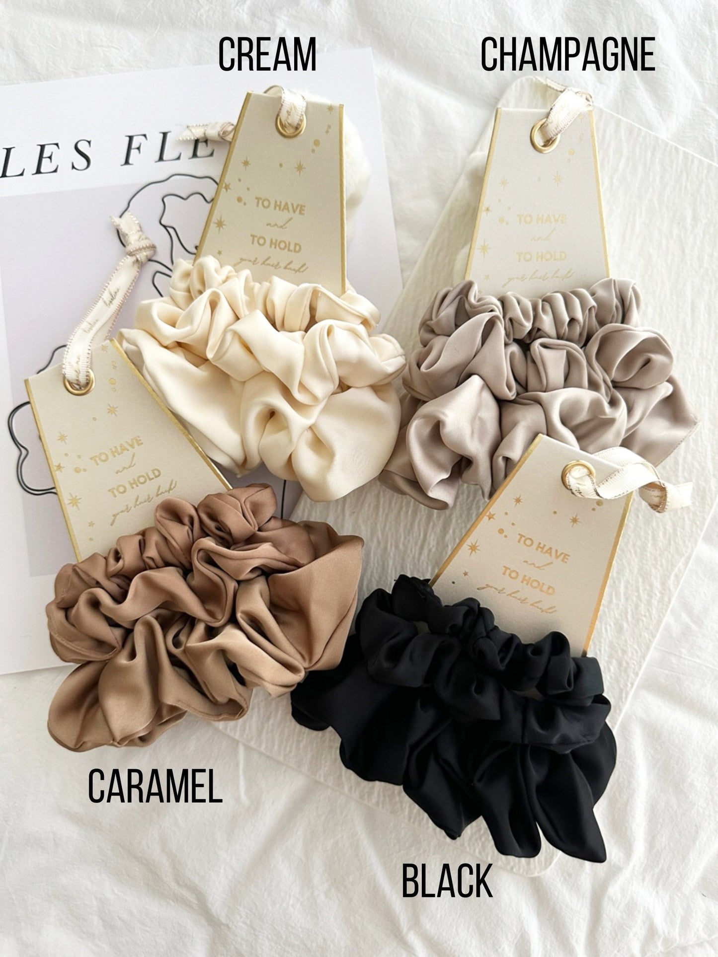 Silk Hair Scrunchies