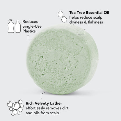 Tea Tree + Mint Clarifying Shampoo Bar