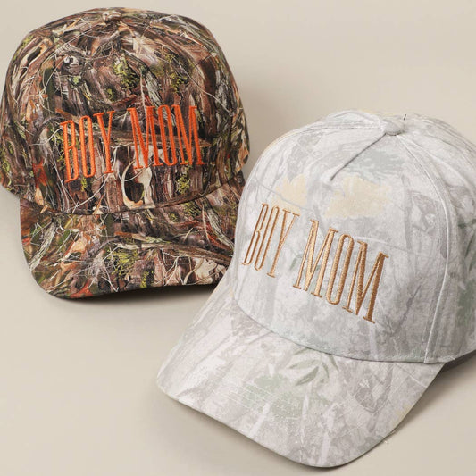 BOY MOM Camo Cap