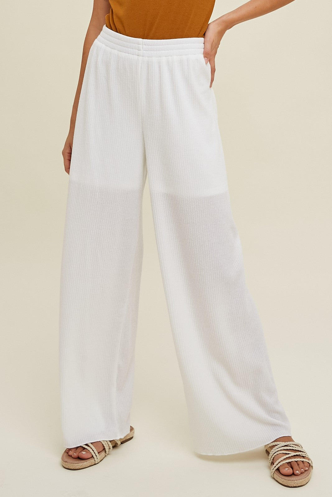 Ribbed Knit Pants