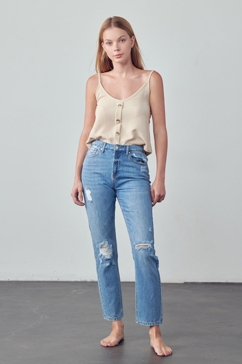 Jeannie High Rise Jeans