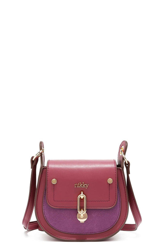 Nikky Colorblock Saddle Bag