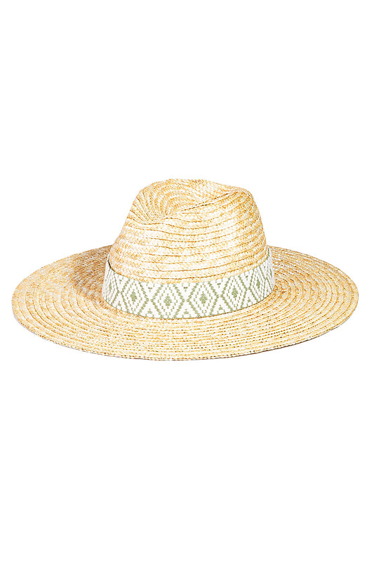 Tribal Band Straw Sun Hat
