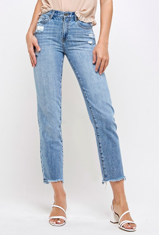 Hi-Rise Girlfriends Jeans